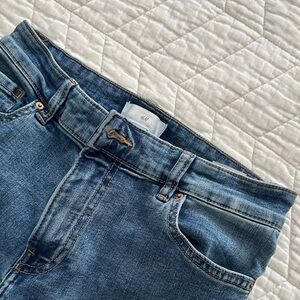 H&M High Rise Denim Jeans - Classic Blue